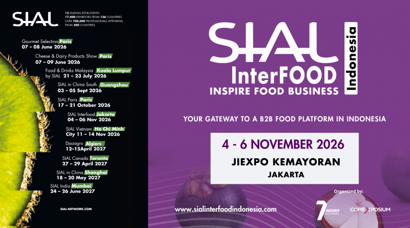 SIAL Interfood Indonesia – 4 s.d 6 November 2026
